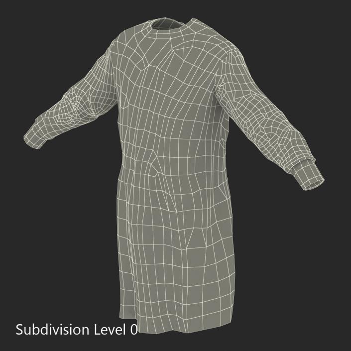 3D model Surgeon Dress 7