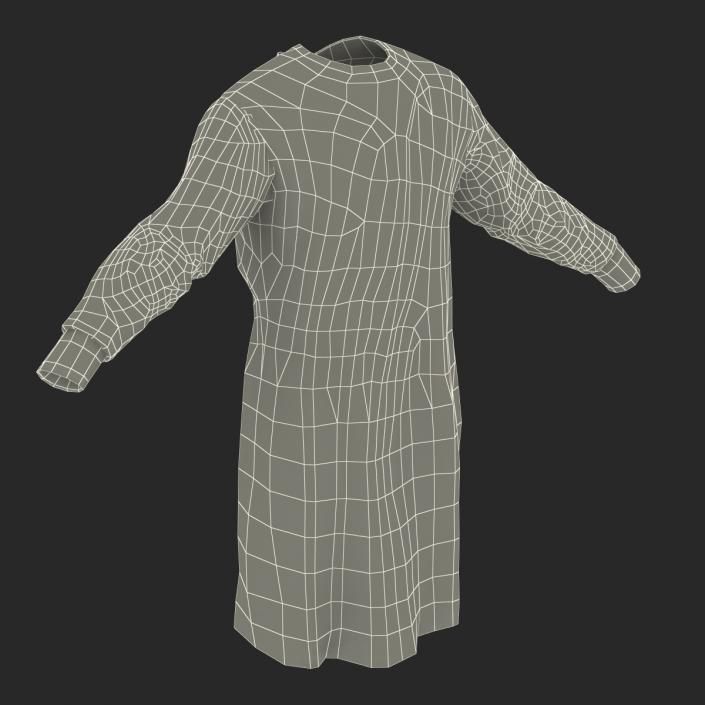 3D model Surgeon Dress 7