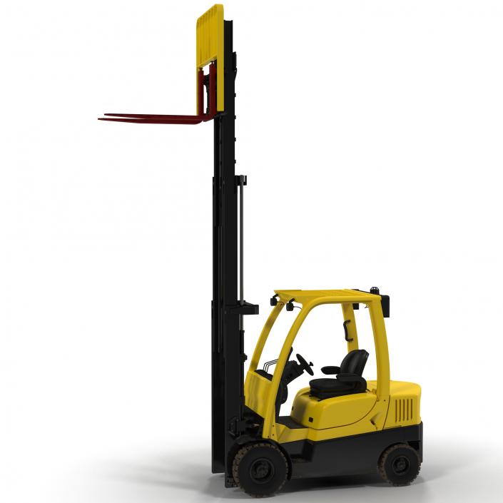 3D model Forklift Rigged