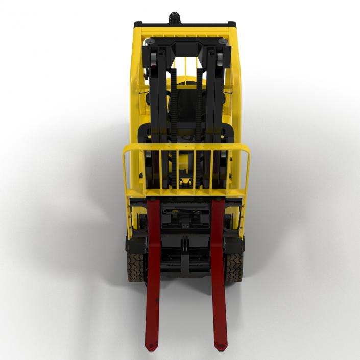 3D model Forklift Rigged