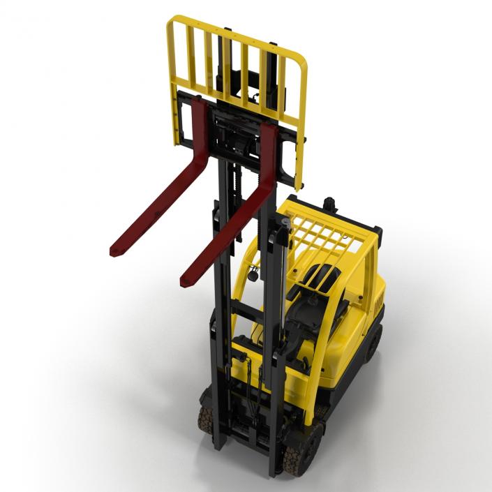 3D model Forklift Rigged