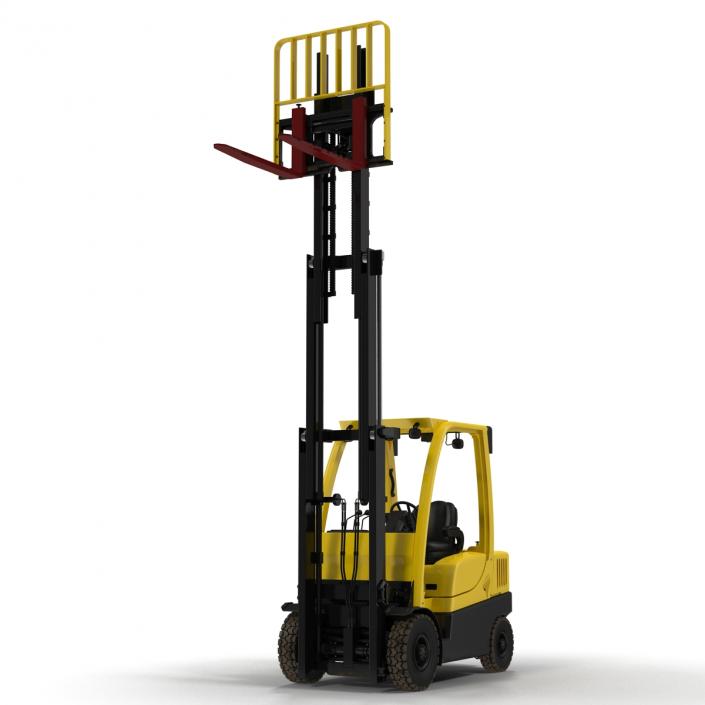 3D model Forklift Rigged