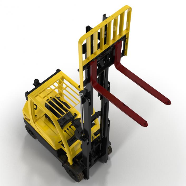 3D model Forklift Rigged