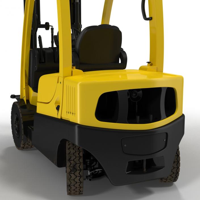 3D model Forklift Rigged