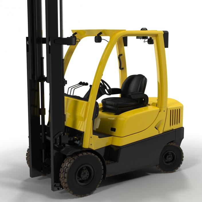 3D model Forklift Rigged