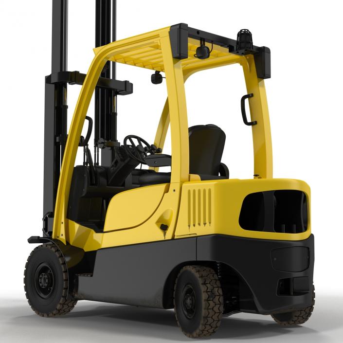 3D model Forklift Rigged