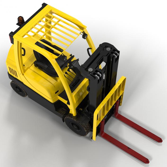 3D model Forklift Rigged