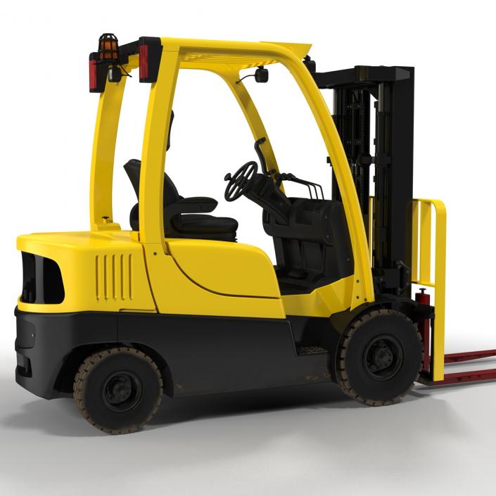 3D model Forklift Rigged