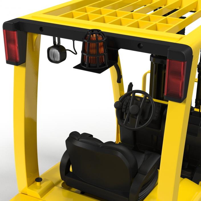 3D model Forklift Rigged