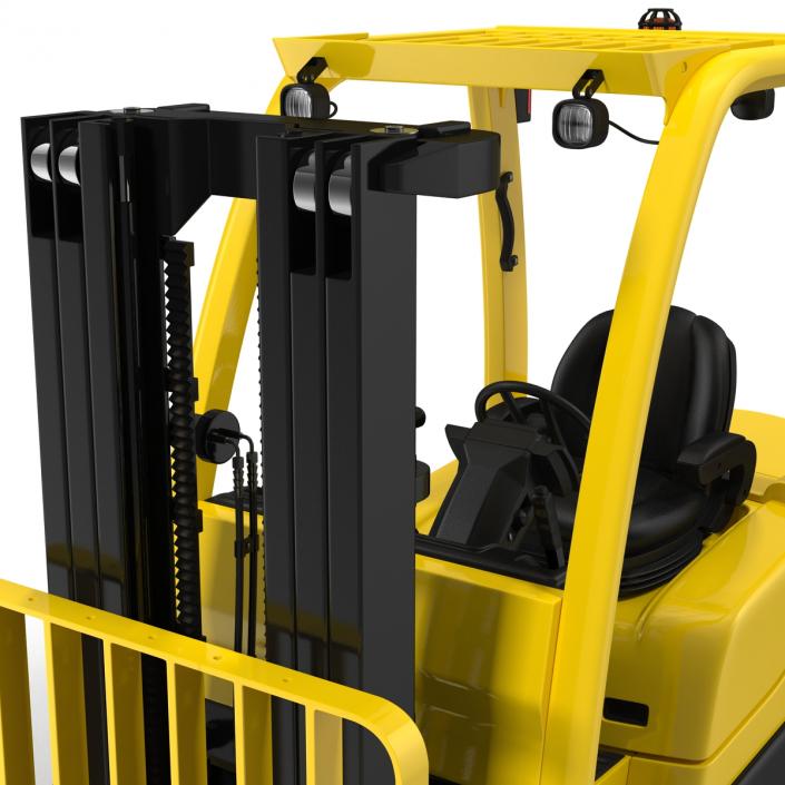 3D model Forklift Rigged