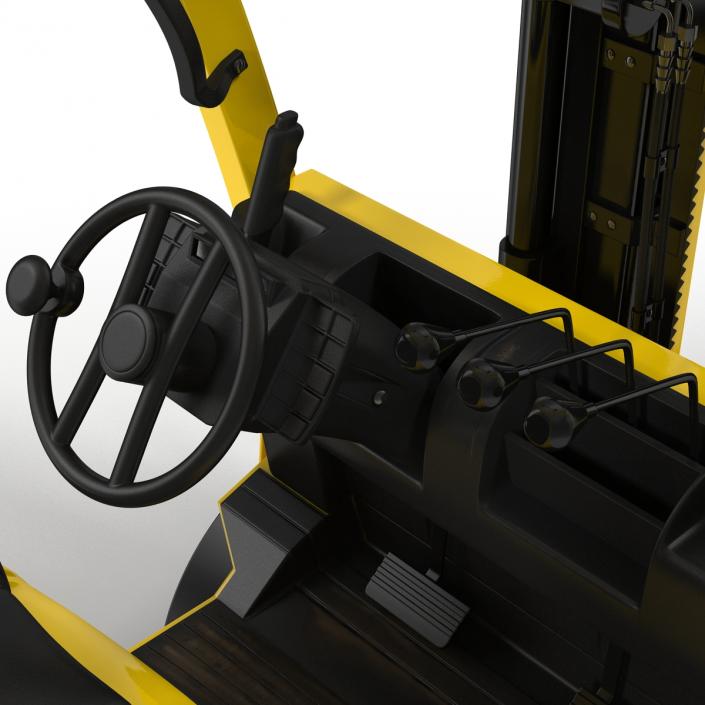 3D model Forklift Rigged