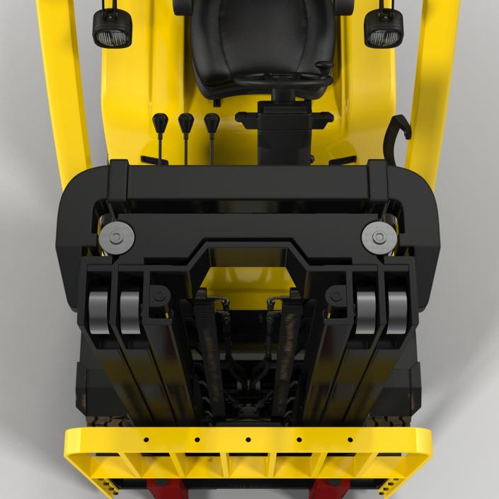 3D model Forklift Rigged