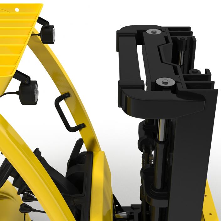 3D model Forklift Rigged