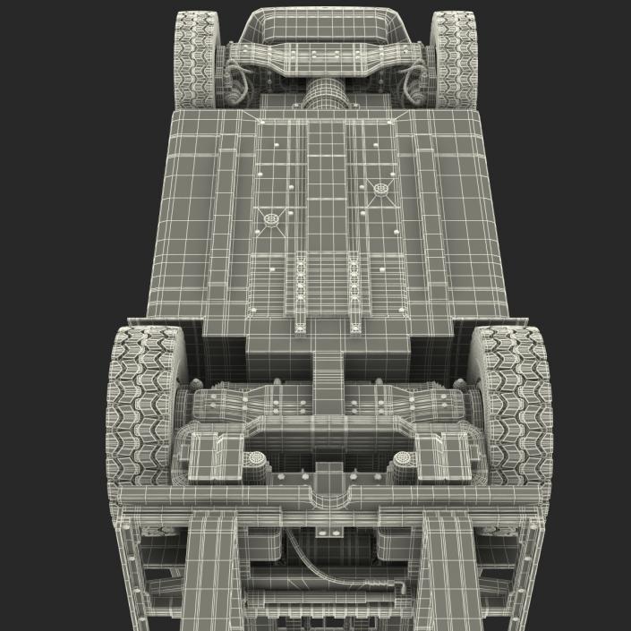 3D model Forklift Rigged