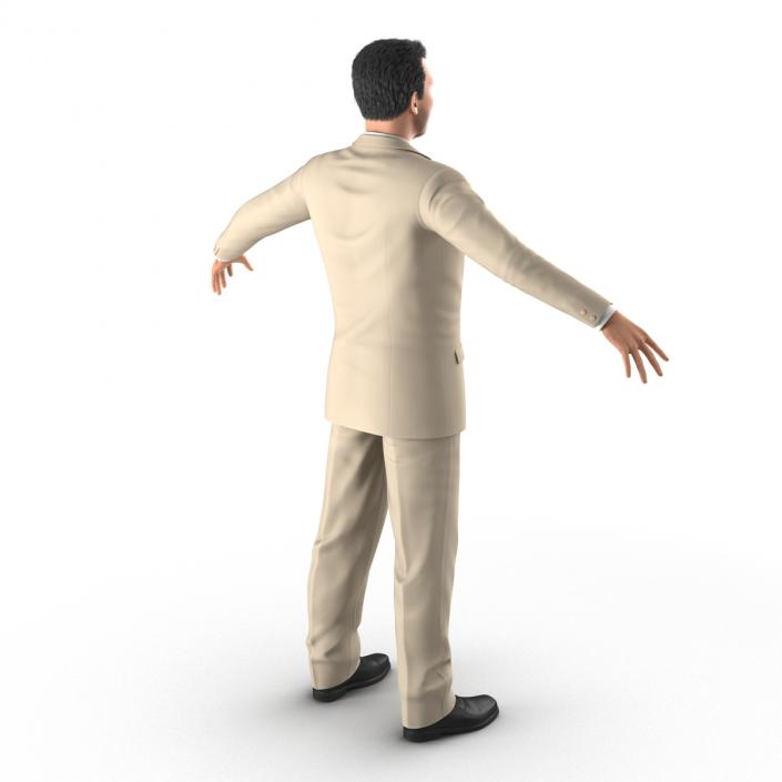 Mediterranean Businessman Rigged 3D