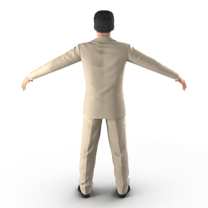 Mediterranean Businessman Rigged 3D