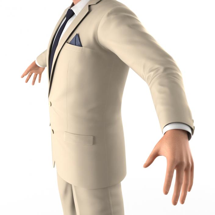 Mediterranean Businessman Rigged 3D