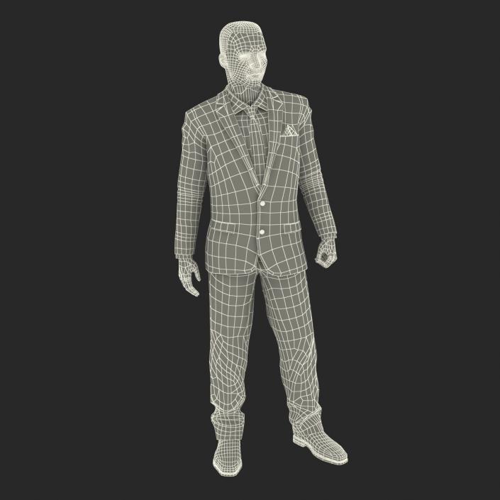 Mediterranean Businessman Rigged 3D