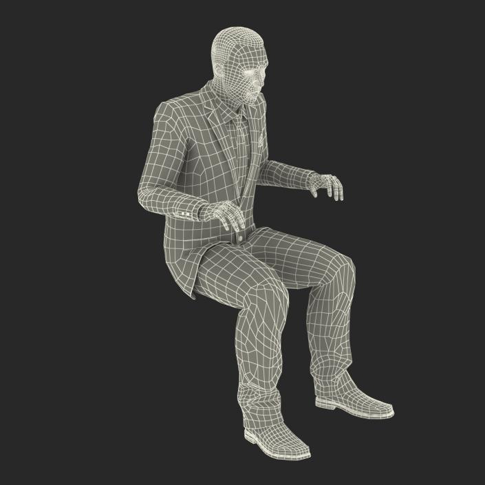 Mediterranean Businessman Rigged 3D