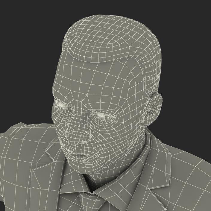 Mediterranean Businessman Rigged 3D