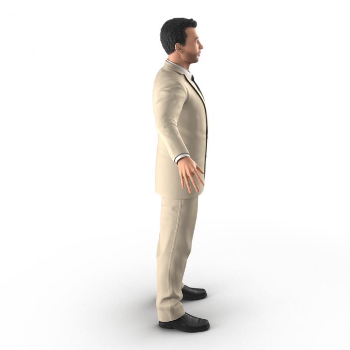 Mediterranean Businessman Rigged 2 3D model