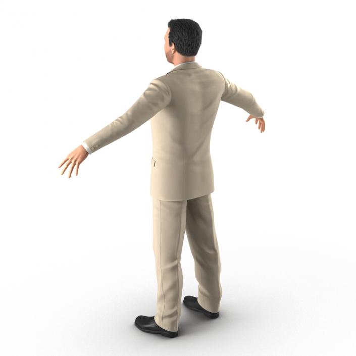 Mediterranean Businessman Rigged 2 3D model