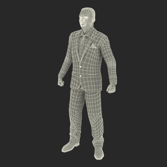 Mediterranean Businessman Rigged 2 3D model