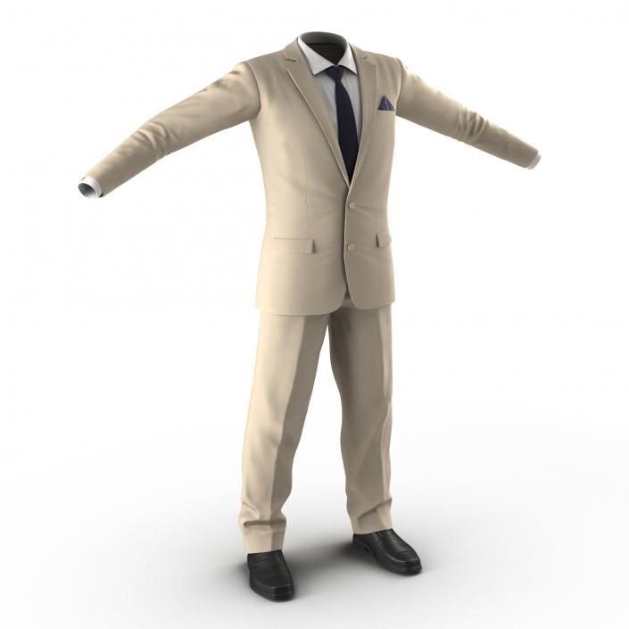 3D model Men Suit 9