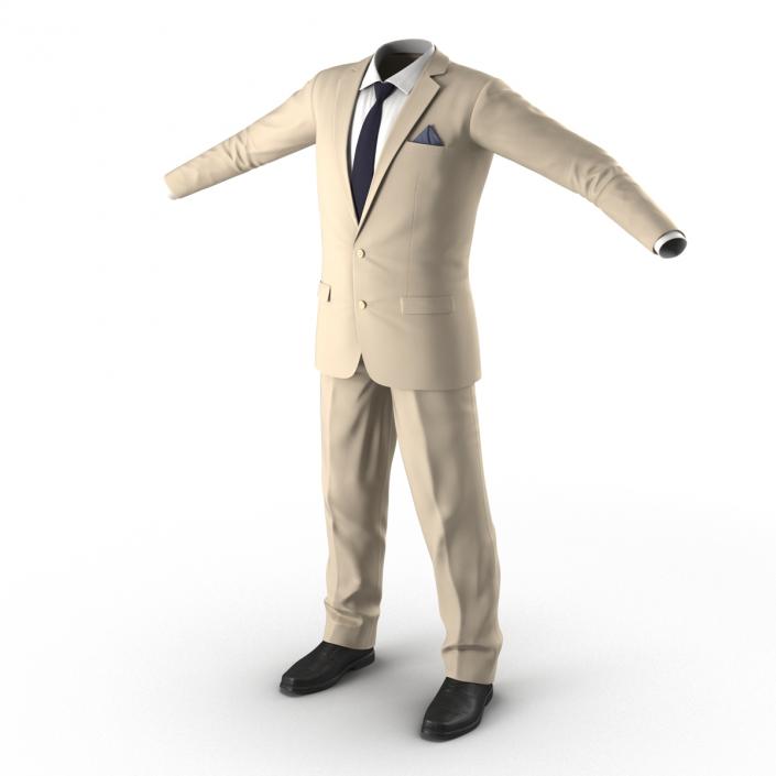 3D model Men Suit 9