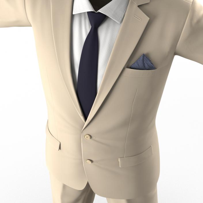 3D model Men Suit 9