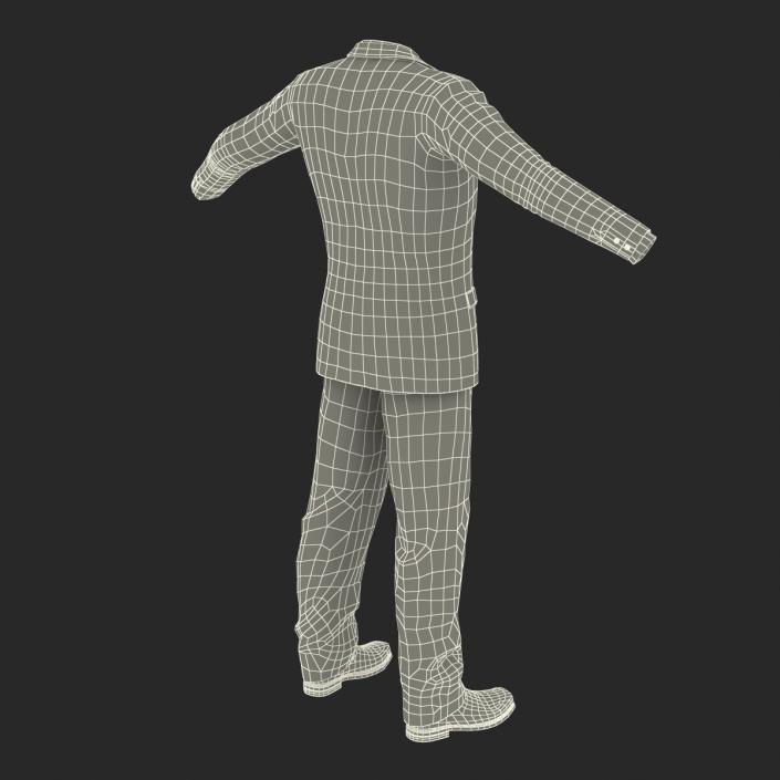 3D model Men Suit 9