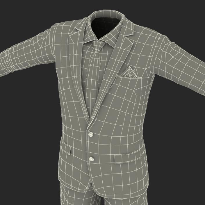 3D model Men Suit 9