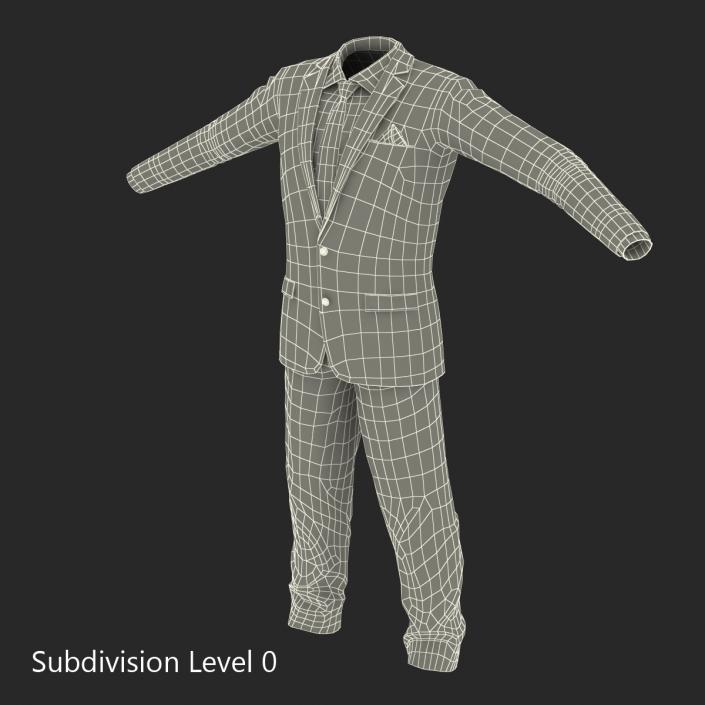 3D Men Suit 10