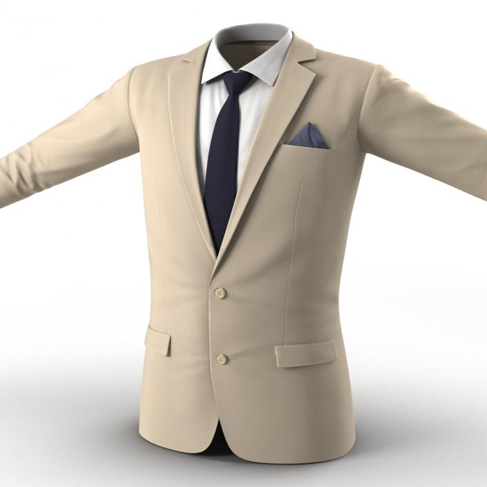 3D Mens Suit Jacket 8 model