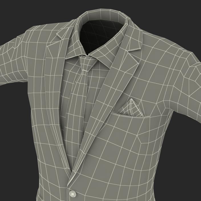 3D Mens Suit Jacket 8 model