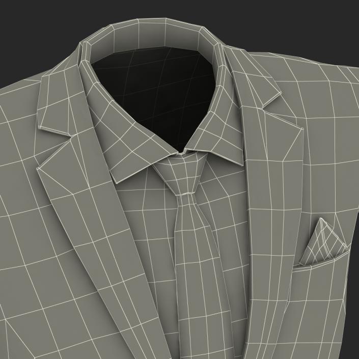 3D Mens Suit Jacket 8 model