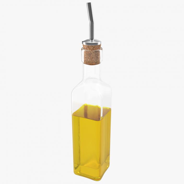 3D Olive Oil Bottle