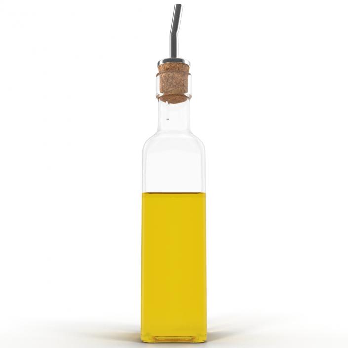 3D Olive Oil Bottle