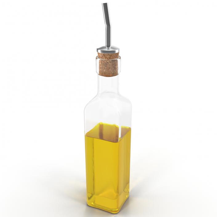 3D Olive Oil Bottle