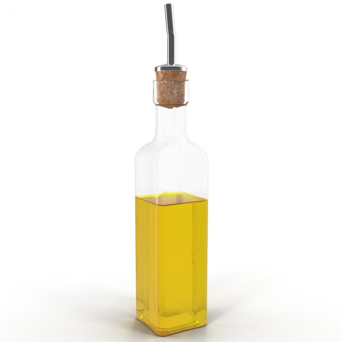 3D Olive Oil Bottle