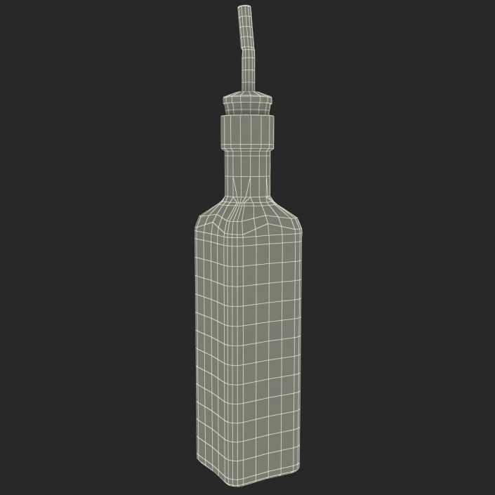 3D Olive Oil Bottle