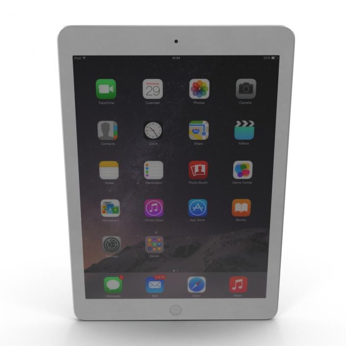 iPad Air 2 Silver 2 3D model