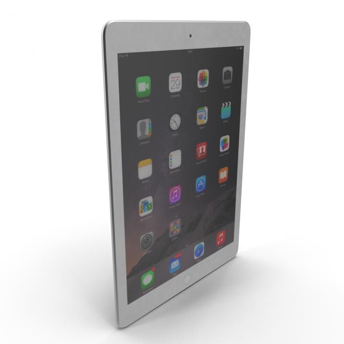 iPad Air 2 Silver 2 3D model