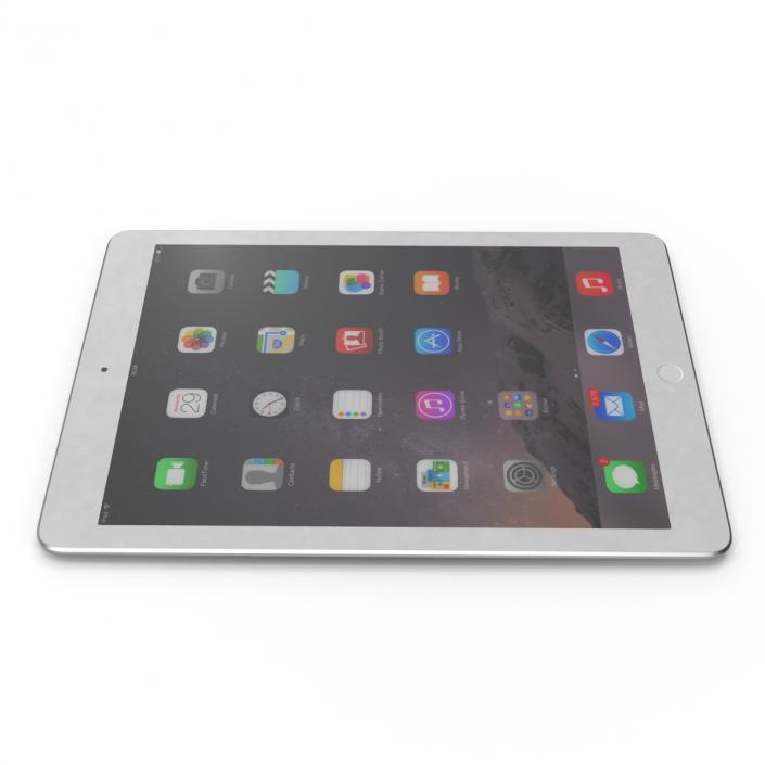 iPad Air 2 Silver 2 3D model