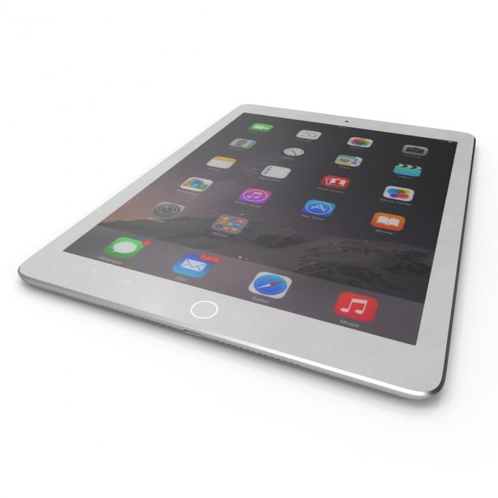 iPad Air 2 Silver 2 3D model