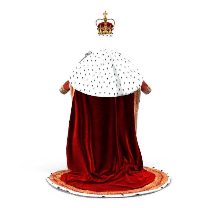 3D Royal King Costume model