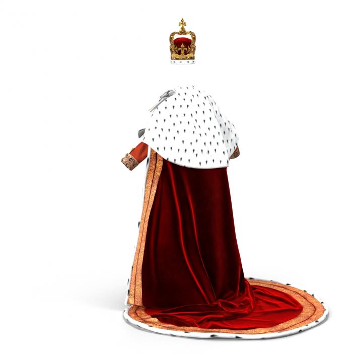 3D Royal King Costume model