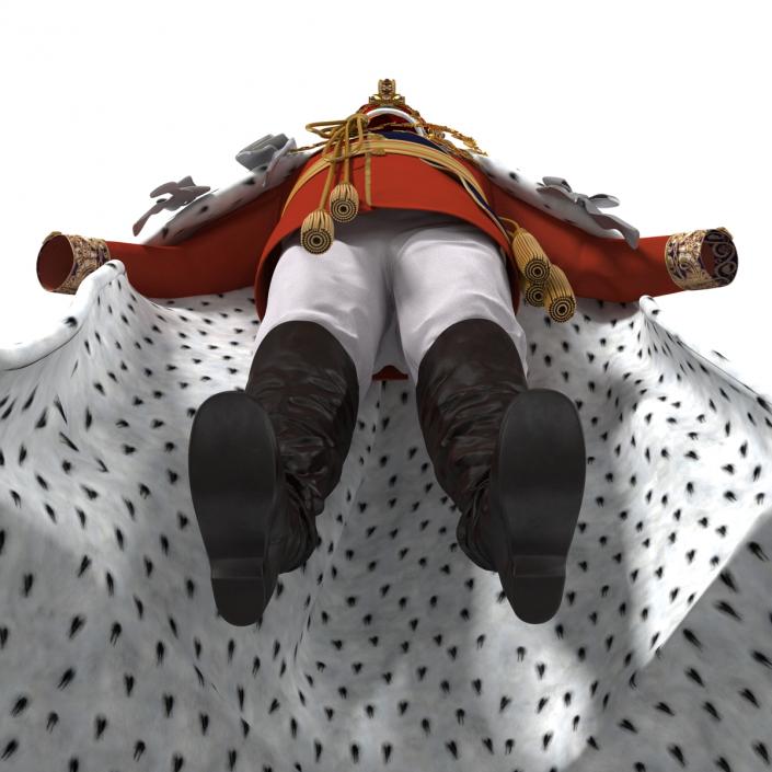 3D Royal King Costume model