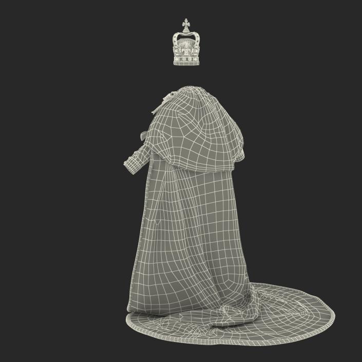 3D Royal King Costume model