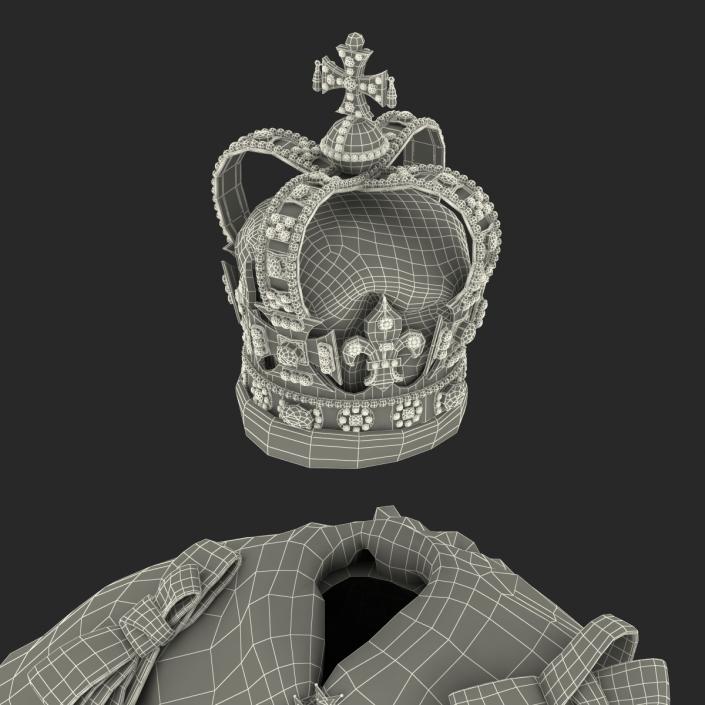 3D Royal King Costume model